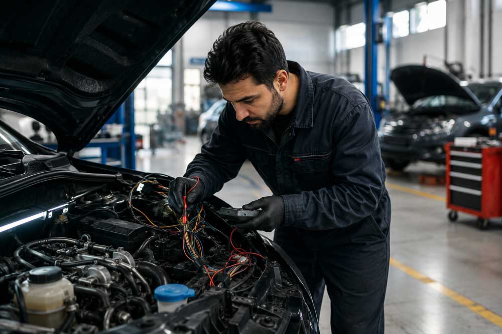 تعمیر استارت ماشین